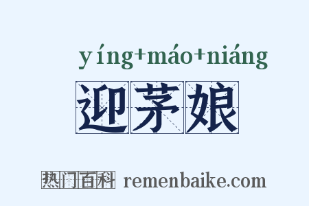 迎茅娘是什么意思的图片